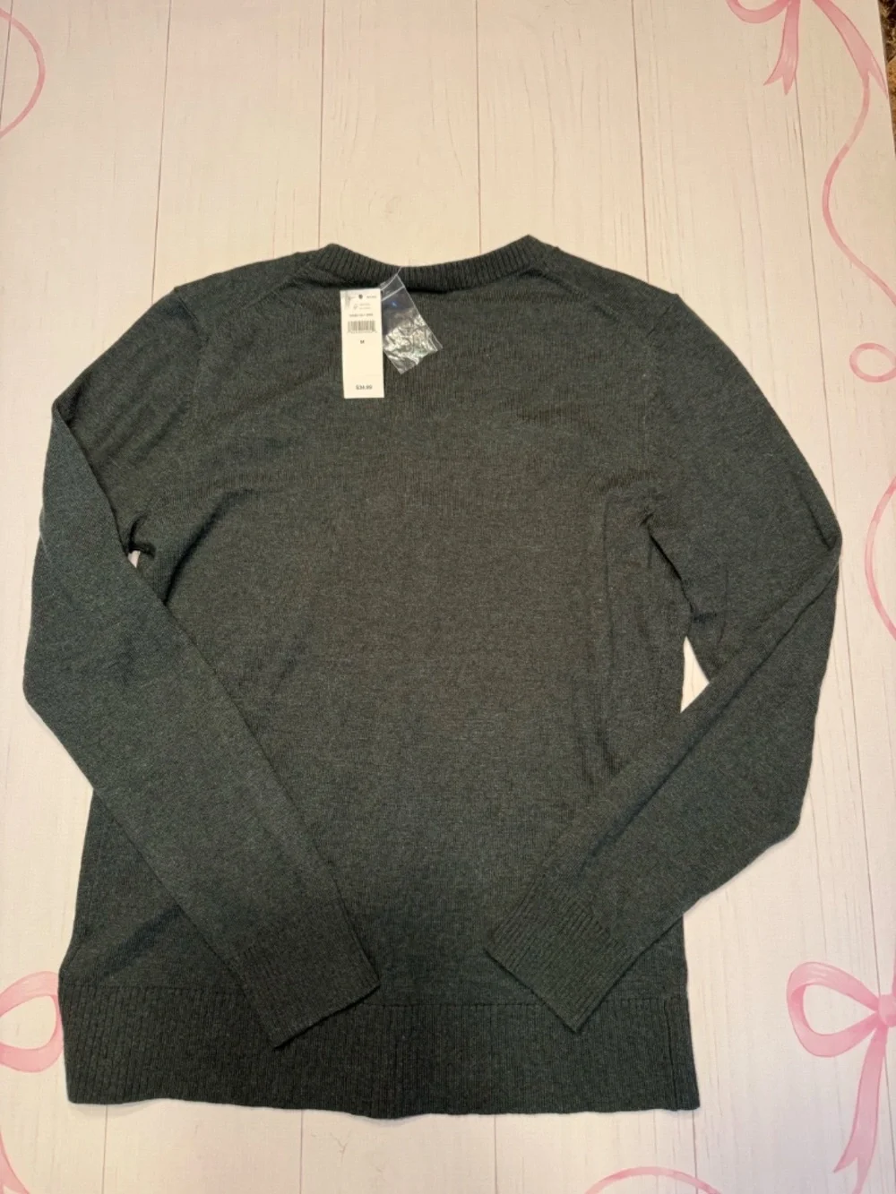 NWT Gap Green Cardigan Size M - Picture 3 of 3